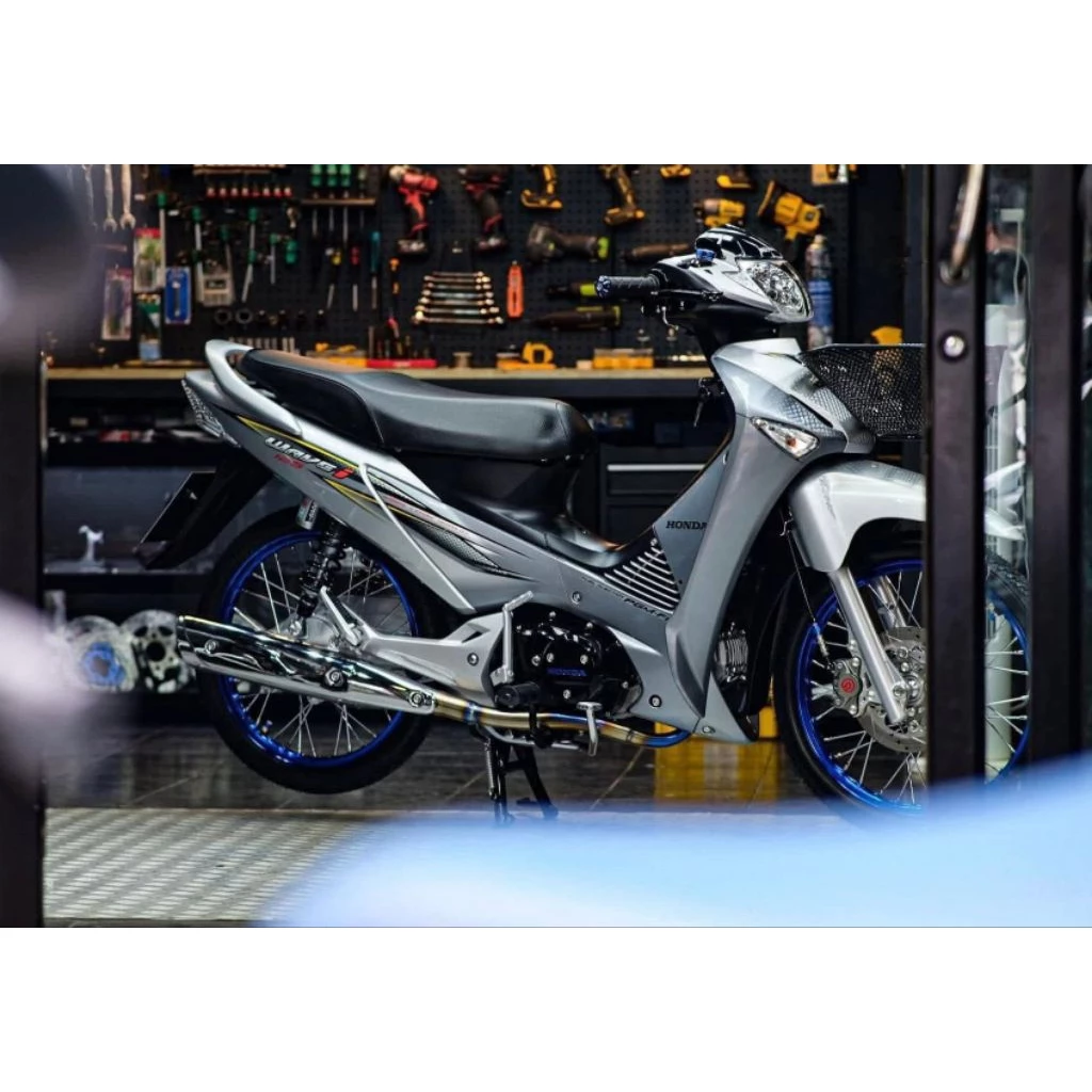 สติกเกอร์แต่งมอเตอร์ไซค์ TRANSPARENT WAVE STRIPING 125 รูปที่ 2