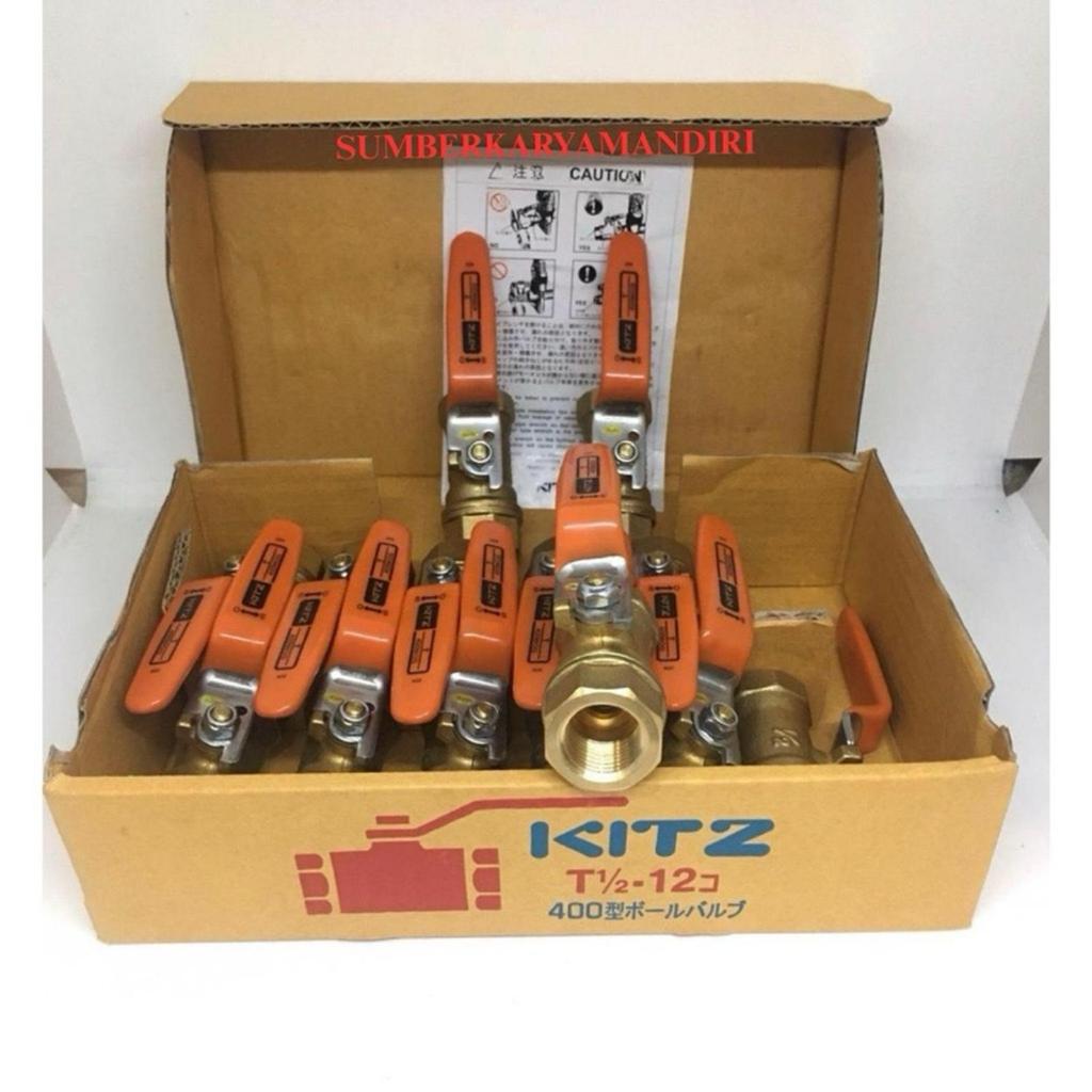 Kitz Japan บอลวาล์วทองเหลือง 1/2