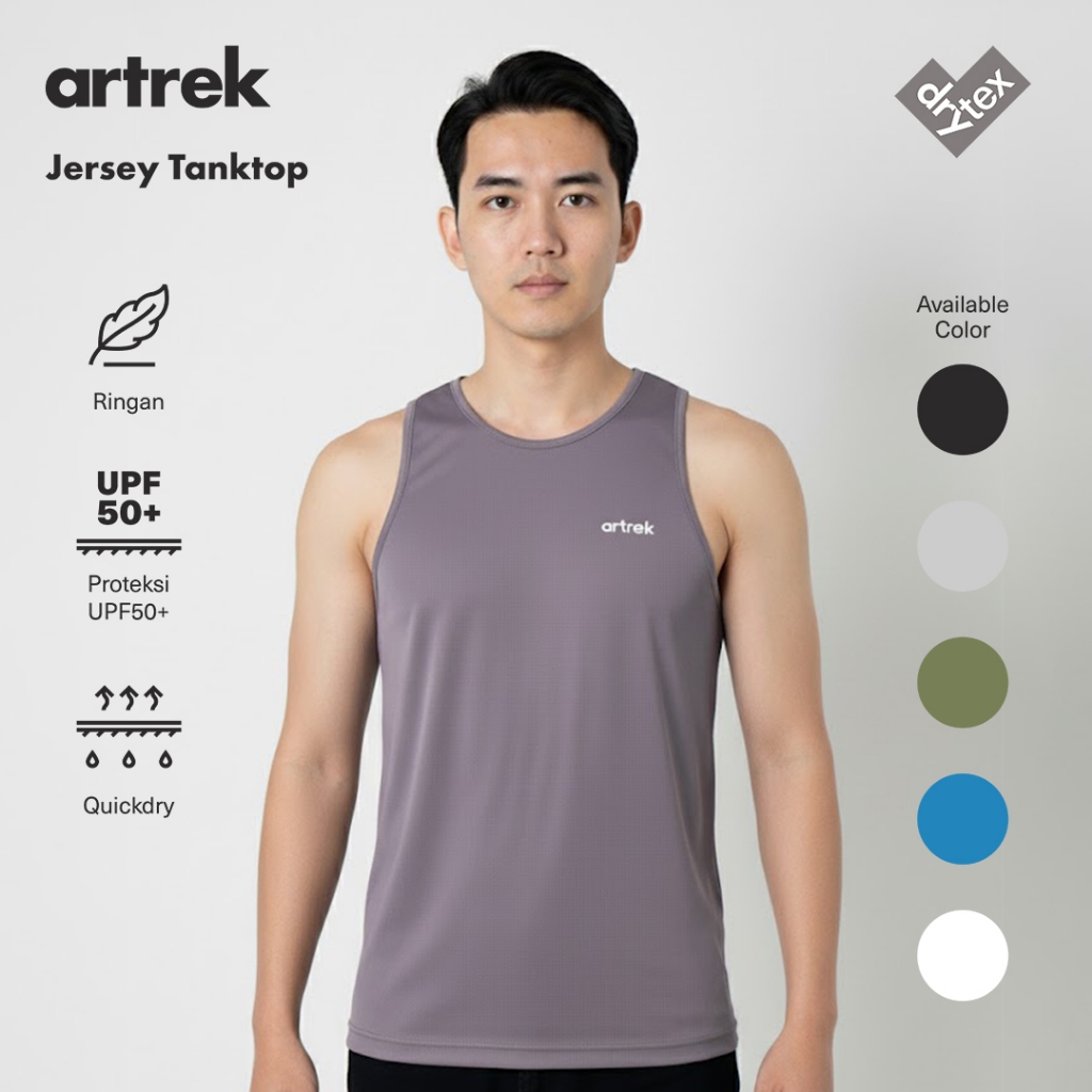 Artrek Active ABU TANKTOP Mens Dry Fit Quick Dry Lightweight ULTRALIGHT ...