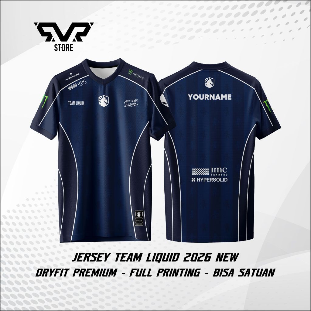 JERSEY Gaming Team Liquid 2026 ใหม่เสื้อยืด Liquid Game Dota 2 CSGO LOL ...