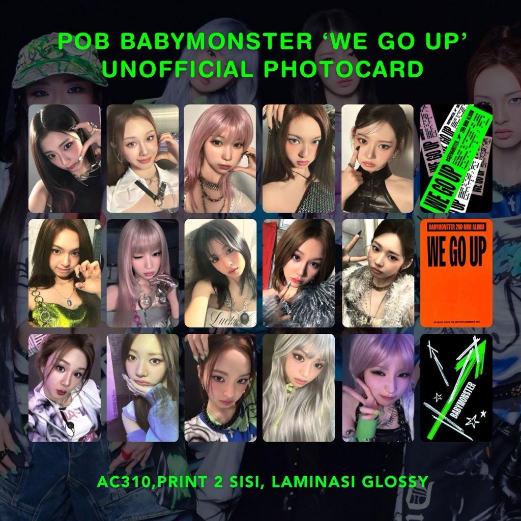 POB BABYMONSTER ลาย Ver. Mini Beam Keyring Ktown4U LD HMV Sony Music ...