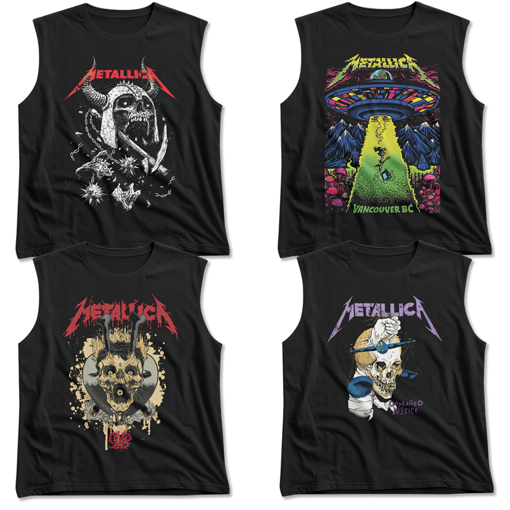 METALLICA OVERSIZE SINGLET SLEEVELESS GRAPHIC DISTRO HEAVY METAL เสื้อ ...