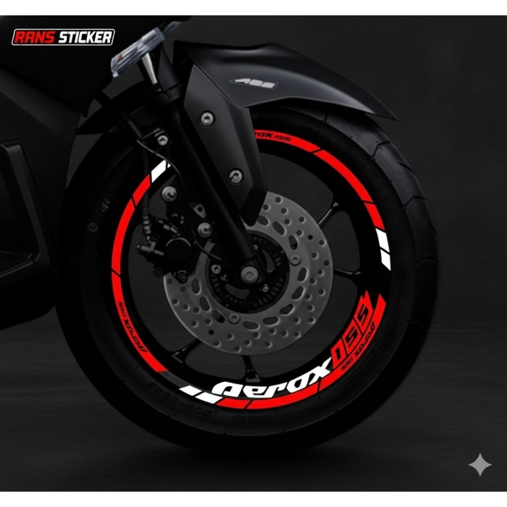 สติ๊กเกอร์ตัด AEROX RIM - YAMAHA AEROX 01 TIRE/VELG VARIATION LIST ...