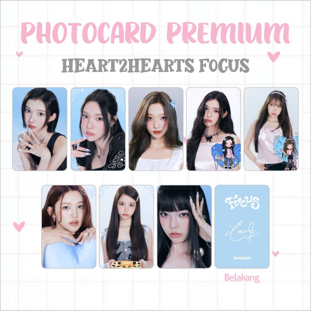 PHOTOCARD PC PREMIUM HEARTS2HEARTS H2H HATUHA THE CHASE STYLE RUDE