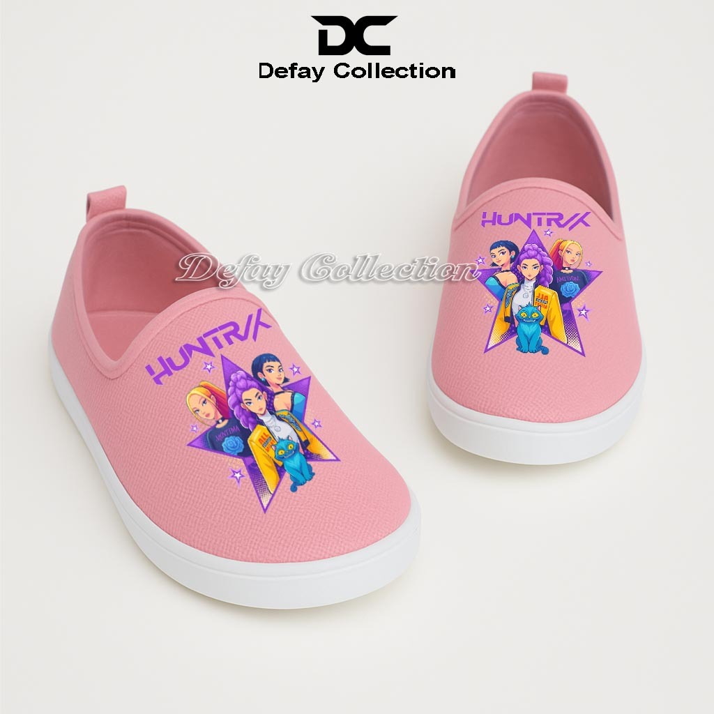 DC HUNTRIX รองเท้าสลิปออนเด็กผู้หญิง | Shopee Thailand