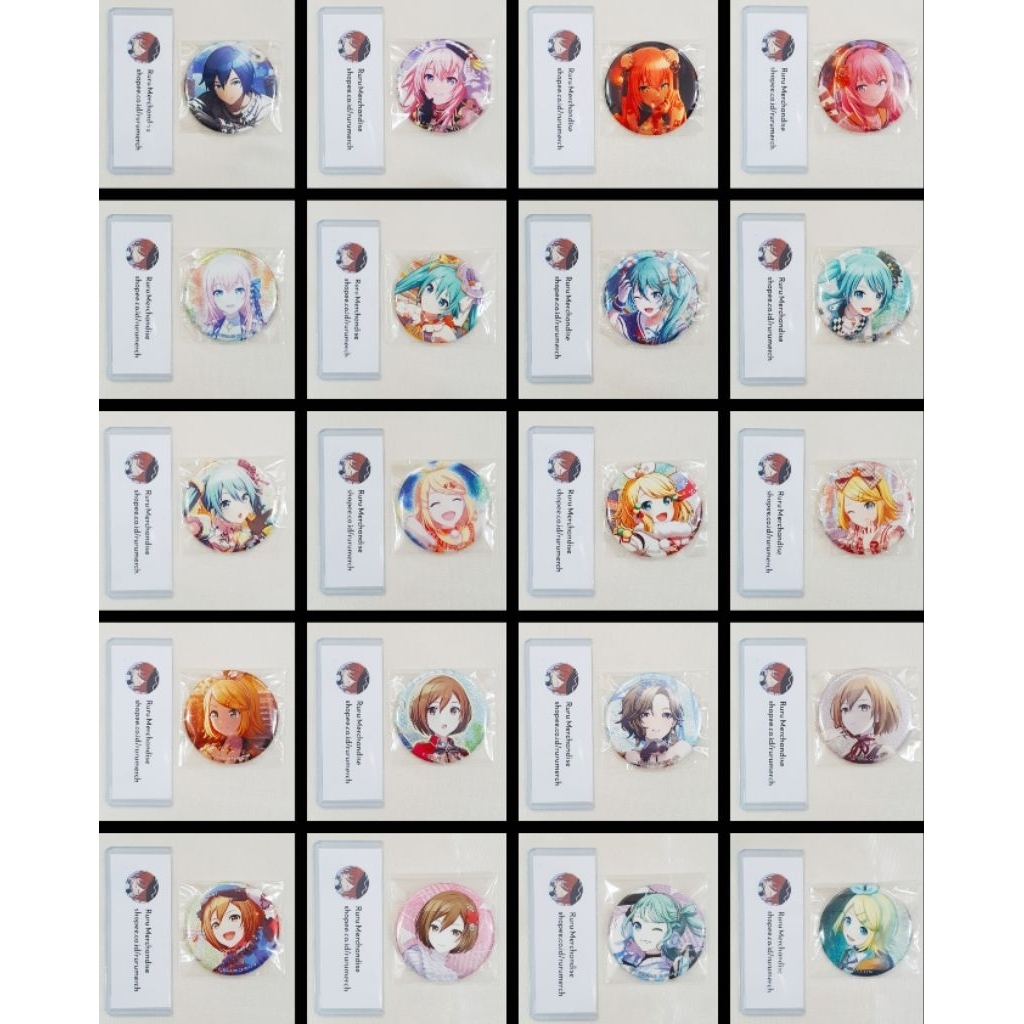 Project Sekai Proseka Glitter Can Badge นักร้องเสมือนจริง | Shopee Thailand