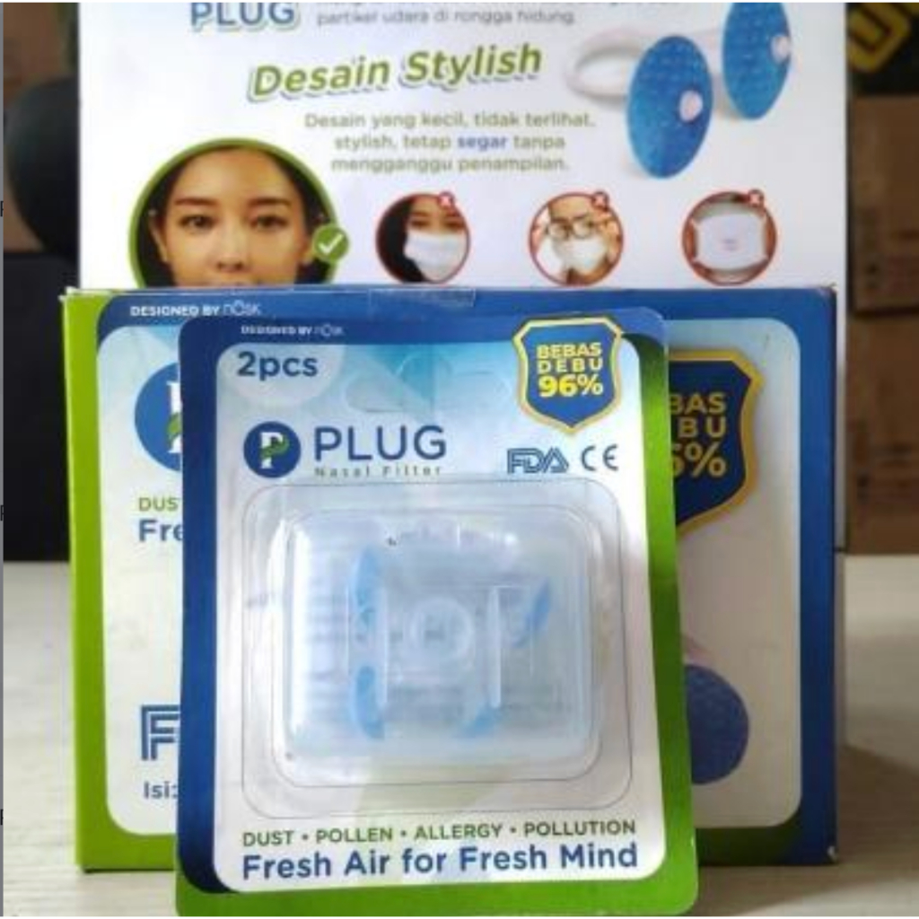 PLUG Mask/ปลั๊กจมูก Filter/Pollution-Free Nose Mask ปลั๊กกรองจมูก ...