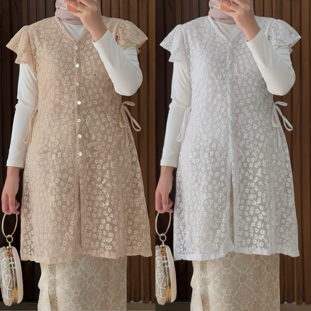 NAYLA ด้านนอก Brukat ด้านนอกลูกไม้ Burkat Lebaran Raya Ied 2026 ...