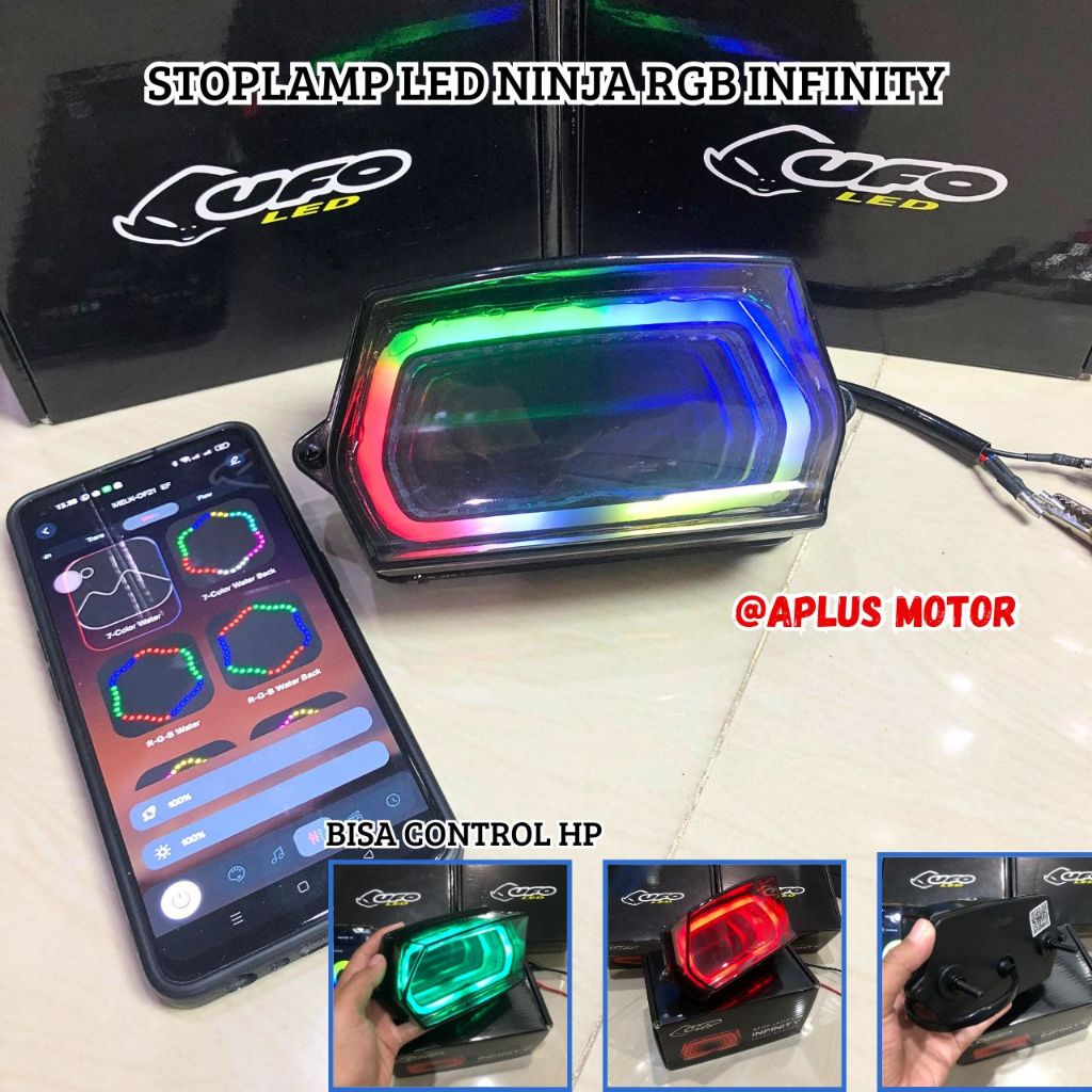 STOPLAMP NINJA SS RR LED INFINITY REAR STOP โคมไฟ NINJA RGB วิ่งควบคุม ...