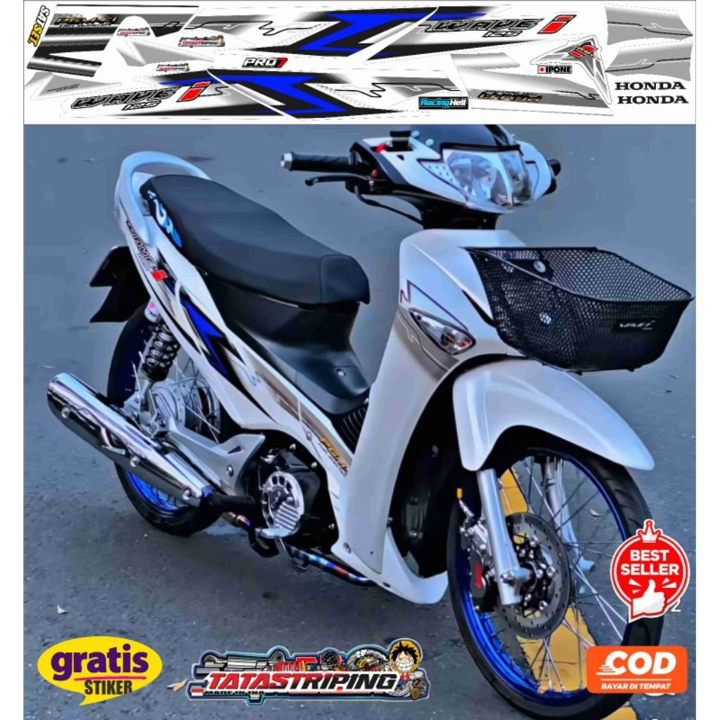 สติ๊กเกอร์ STEIPING WAVE 125 สำหรับมอเตอร์ไซค์ Honda Wave 125 I