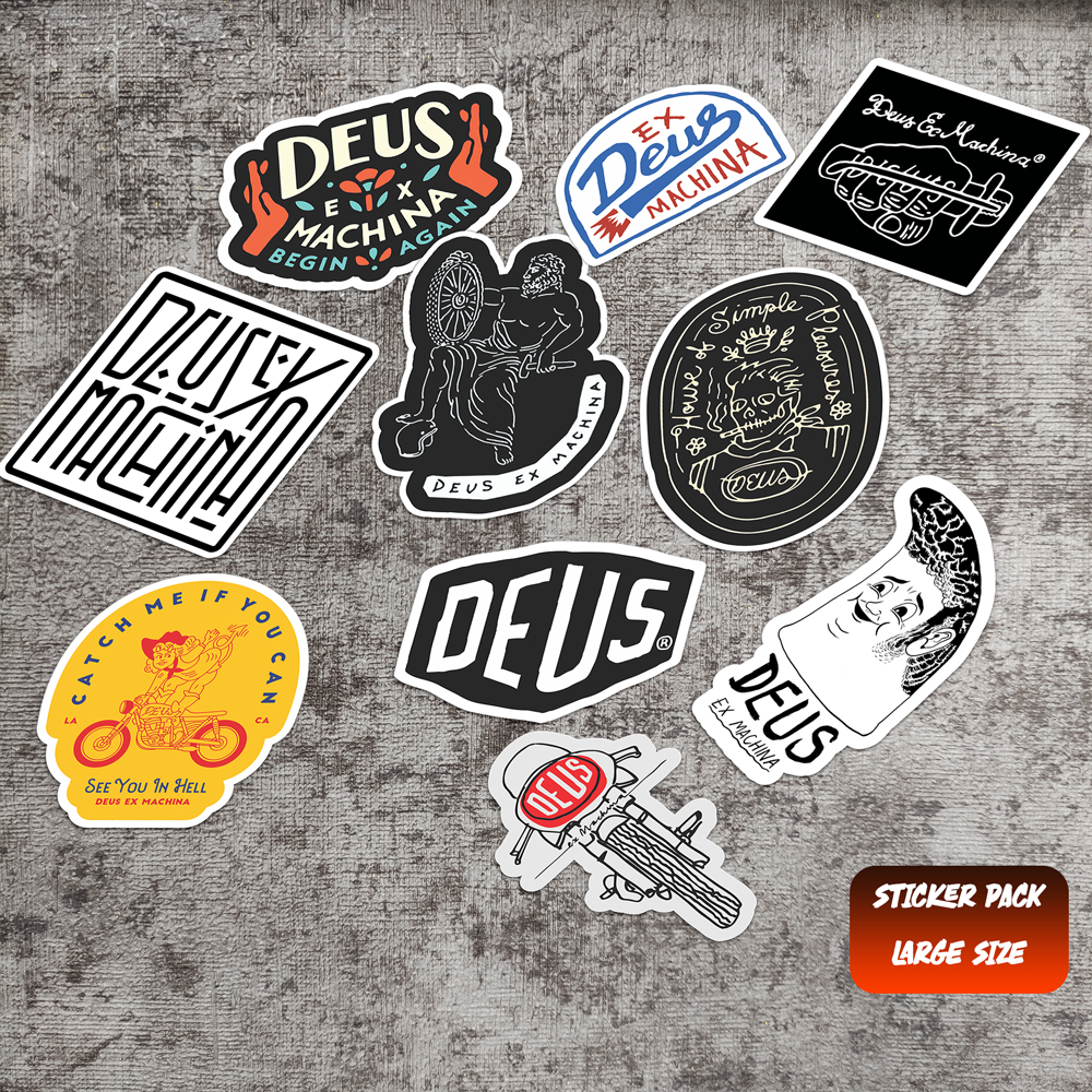 สติ๊กเกอร์ Deus Set 3 Sticker Pack | Shopee Thailand