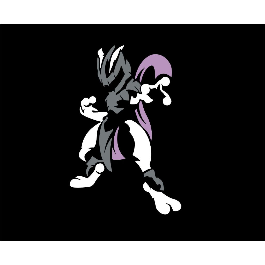 Pokemon Mewtwo Armored Anime Manga Sticker Car Motorcycle Vinyl Decal ...