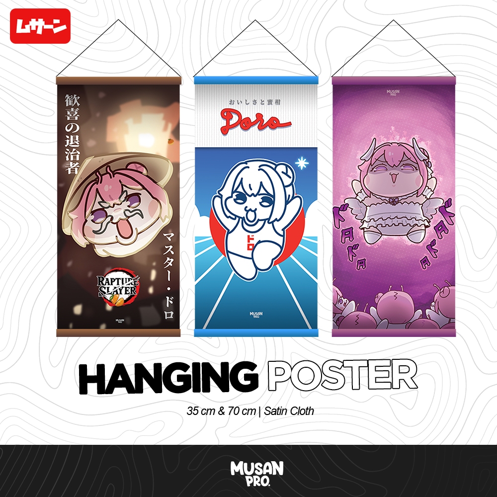 โปสเตอร์แขวน DIY - Master Doro - Osaka Doro - The Doro - Musan - Fan ...