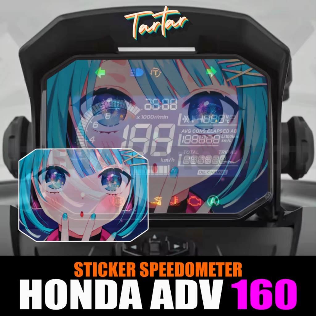 ใหม่ทั้งหมด ADV 160 อะนิเมะโปร่งใส Spido / Speedometer สติกเกอร์ ...