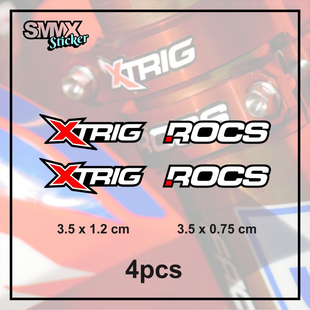 สติ๊กเกอร์ชุดสติ๊กเกอร์ Triple Clamp Triangle Xtrig Rocs | Shopee Thailand