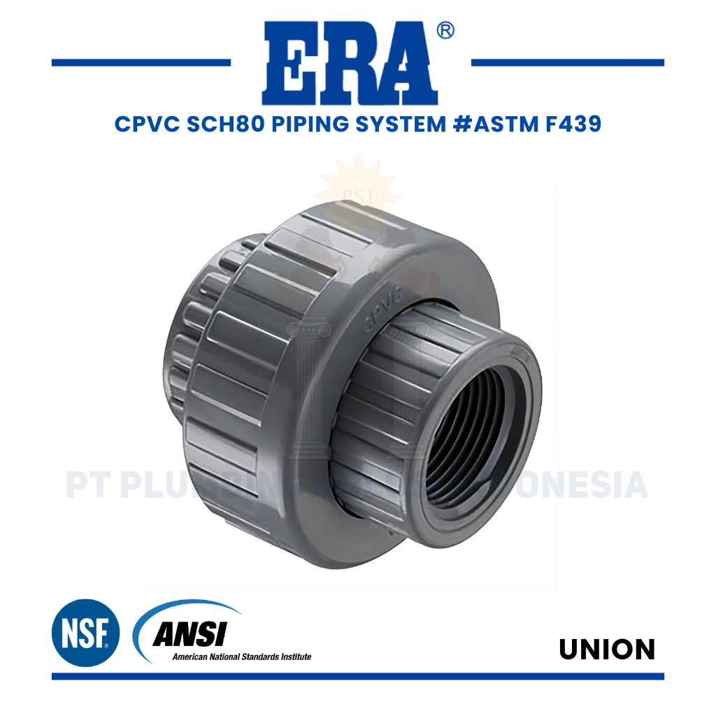 ERA Water Mur / Union 1 1/4 นิ้ว CPVC SCH80 ASTM F439 / Fitting CPVC 1 ...
