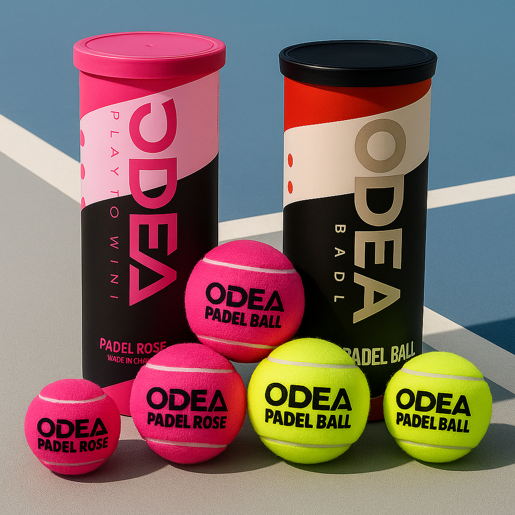 Padel Padel Ball ODEA Original Padel Odea Neon Pink Ball เนื้อหา 3 ชิ้น ...