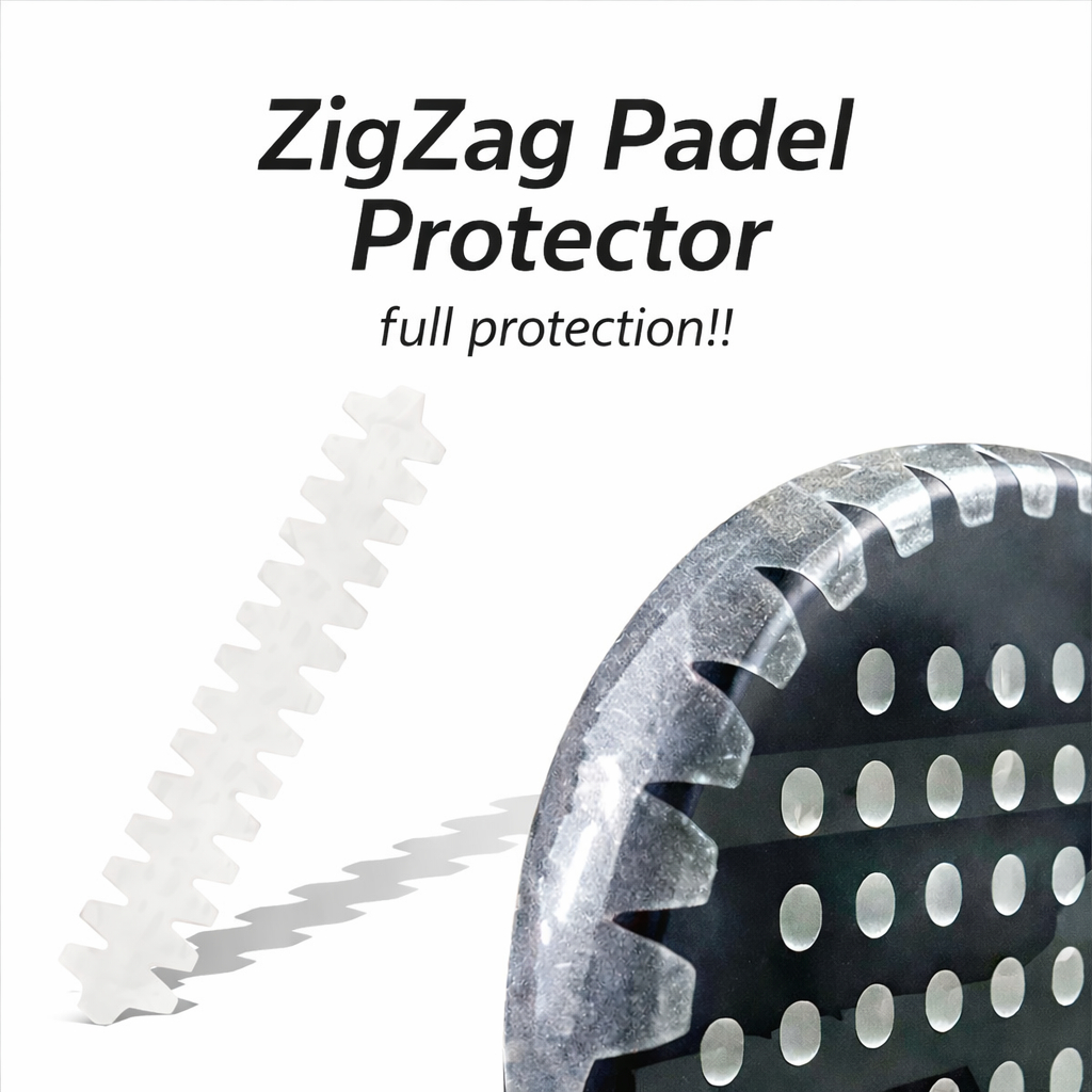 Padel Bullpadel Transparent Glossy Padel Racket Protector Zigzag ...