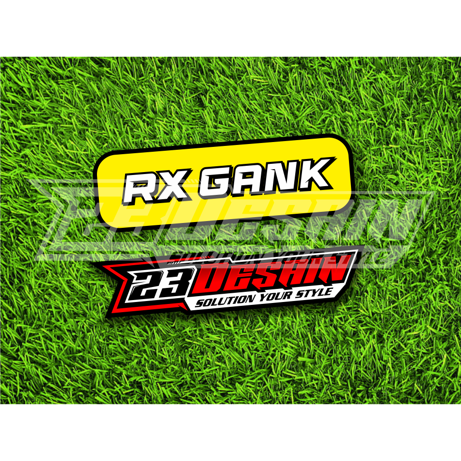 RX GANK STICKERS RX KING สติ๊กเกอร์ 2-STROK | Shopee Thailand