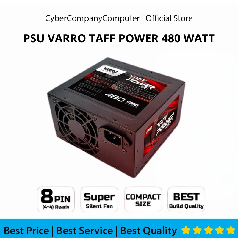 Varro Taffi พาวเวอร์ซัพพลาย 480 วัตต์ รับประกัน 1 ปี - Varro TAFF 480W PSU รับประกันอย่างเป็นทางการ - VARRO TAFF 480 WATT PSU - VARRO 480W TAFF PSU TAFF PSU TAFF