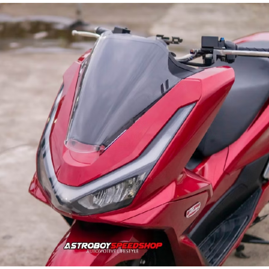 VISOR HONDA PCX 160 NEW 2025 ROADSYNIC ใหม่ล่าสุด FULL CLEAR WINDSHIELD ...