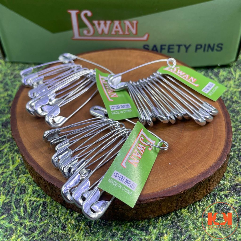 (1 กล่อง CONTAINS 72 ชุด) LSWAN BRAND PINS CONTENTTS 12 ชิ้น / PINS SET ...