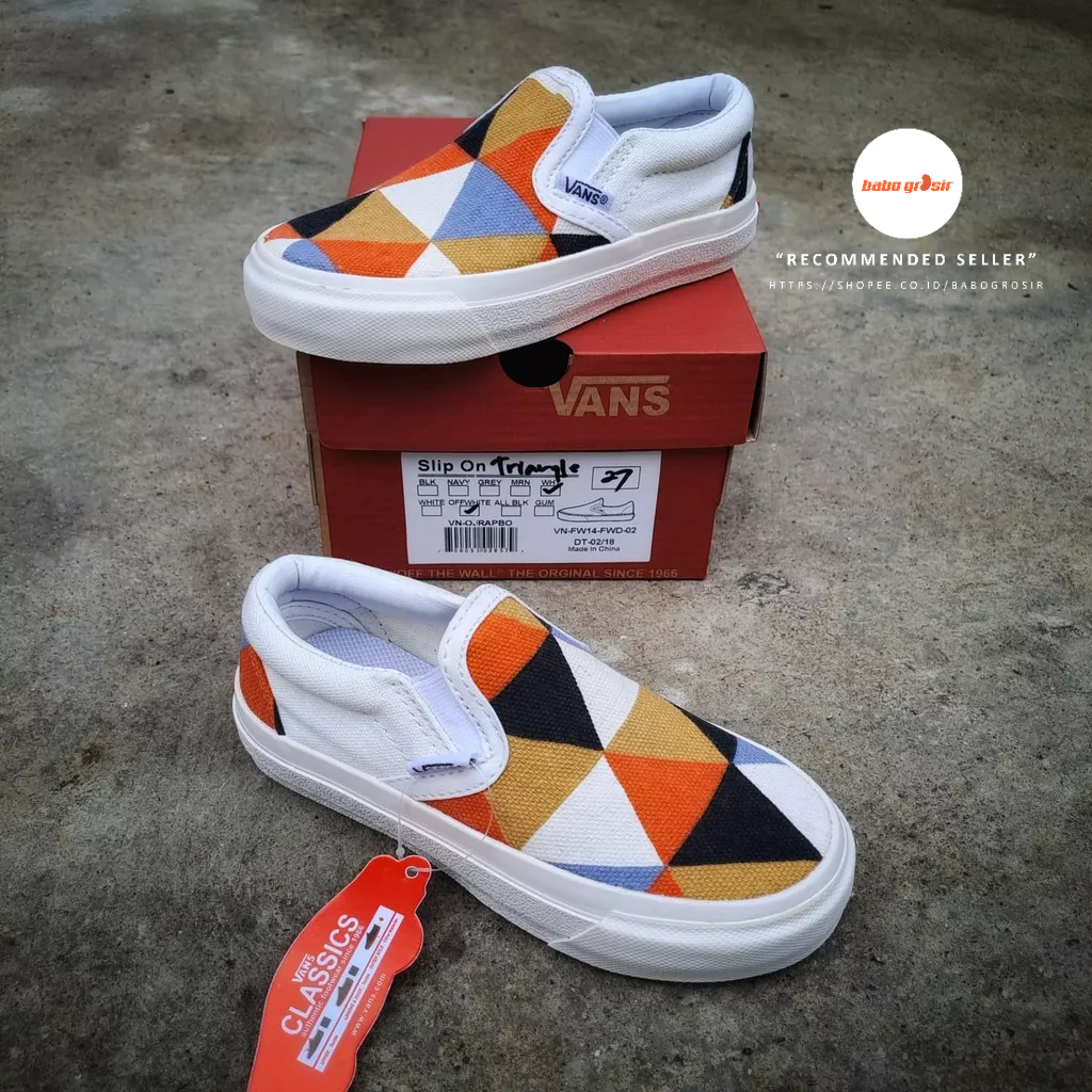 vans-slip-on-kids-นําเข้า-พรีเมี่ยม-ผ้าใบ-ด้านบน-วาฟเฟิล-dt-ดอกยาง-กันลื่น-ดอกยางด้านนอก-แท็ก-ผลิตในประเทศจีน-ราคา