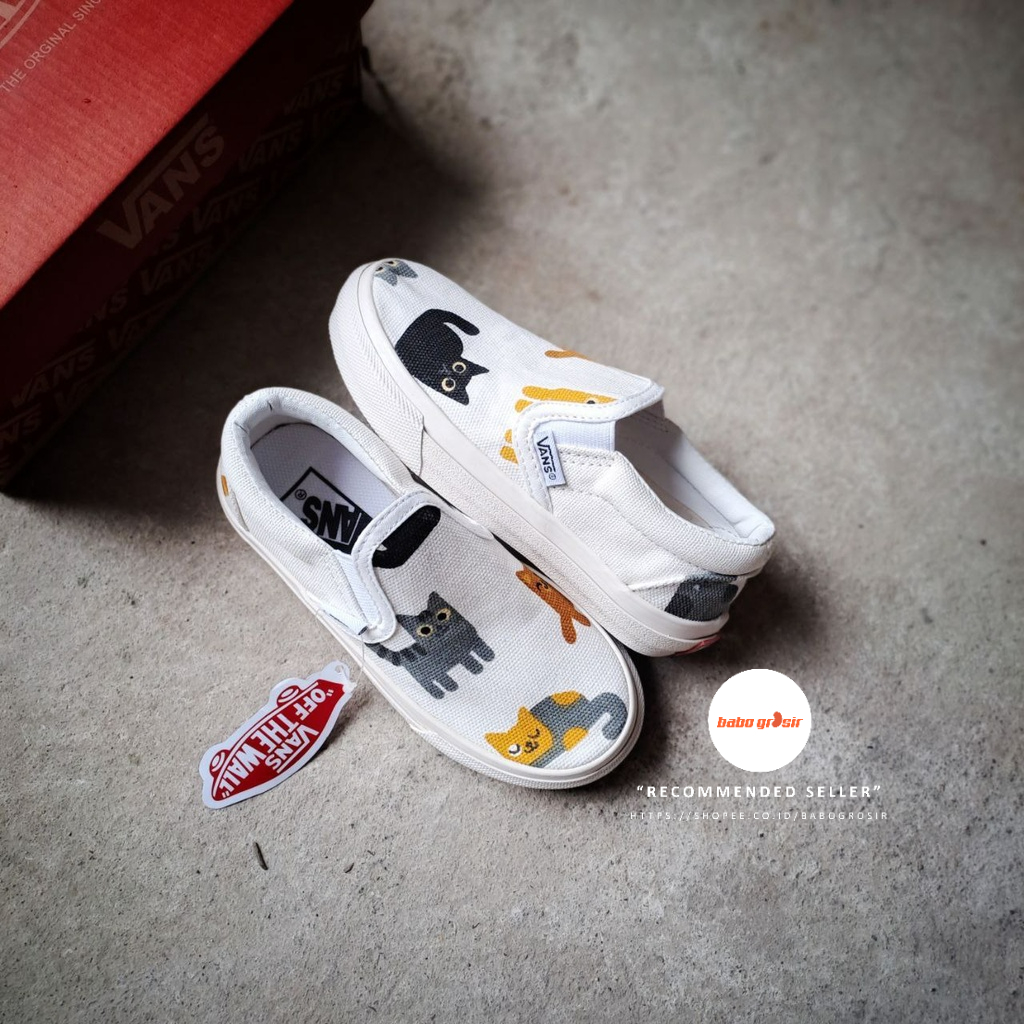 vans-slip-on-kids-รองเท้าผ้าใบลําลอง-กันลื่น-พรีเมี่ยม-นําเข้าจากจีน-สําหรับเด็ก