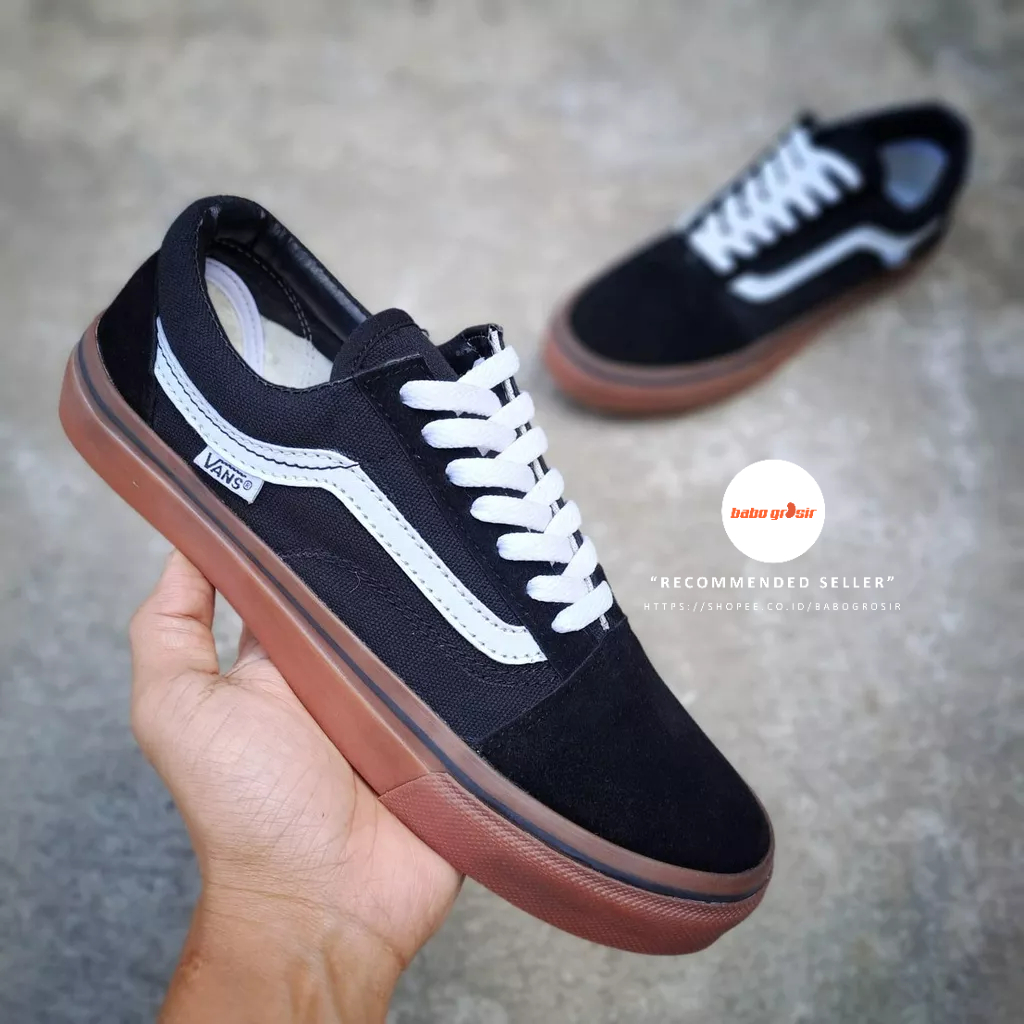 vans-oldskool-black-white-gum-classic-premium-รองเท้าผ้าใบ-ราคาพิเศษ-สําหรับผู้ชาย-และผู้หญิง