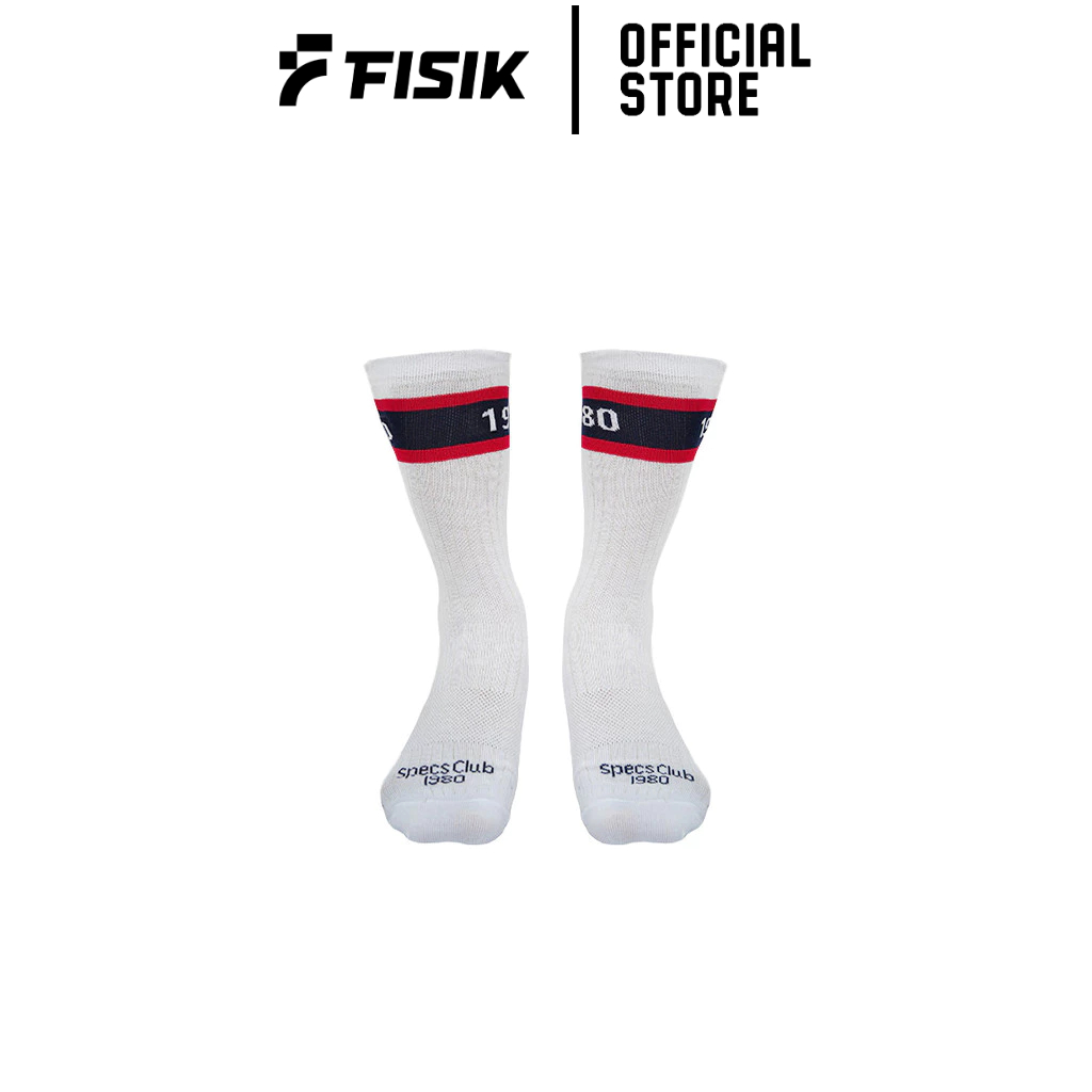 SPECS CLUB 1980 STRIPE CREW SOCKET สีขาว SPE3000047 | Shopee Thailand