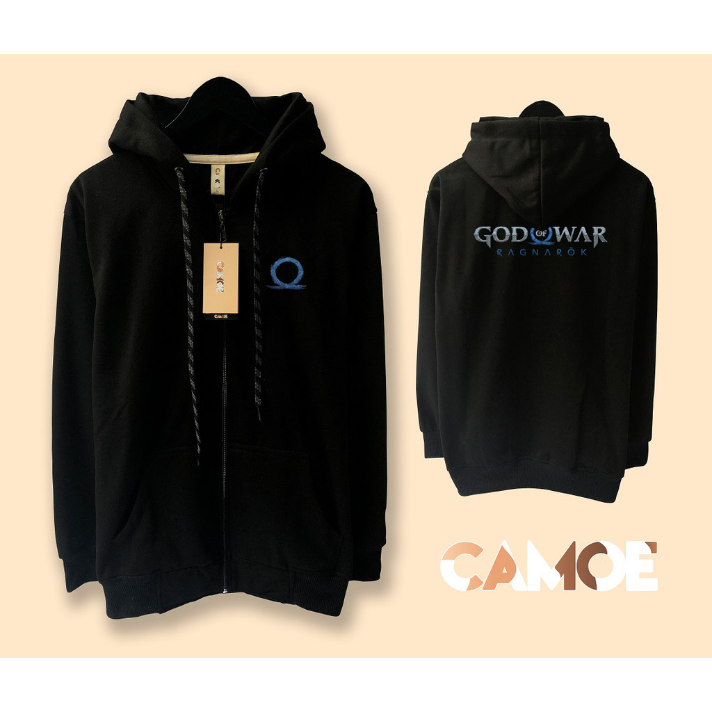 God Of War Ragnarok Logo Kratos Gaming Zipper Hoodie Jacket | Shopee ...