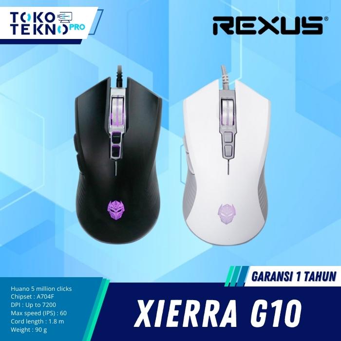 CODE A Rexus G10 Xierra Gaming Mouse แบบมีสาย USB รับประกันอย่างเป็น ...