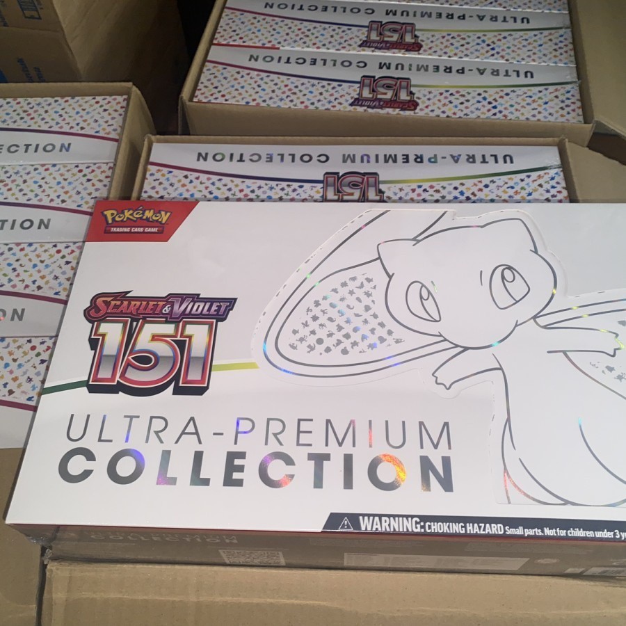 TCG POKEMON 151 MEW EX ULTRA PREMIUM COLLECTION UPC ENGLISH READYY ...