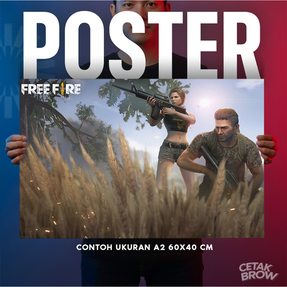 Free Fire Official World Series โปสเตอร์ Garena ตกแต่งผนังห้องพิเศษ ตก ...