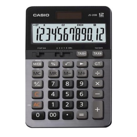 casio-เครื่องคิดเลข-12-หลัก-js-20b-ภาษีและฟังก์ชันแลกเปลี่ยน