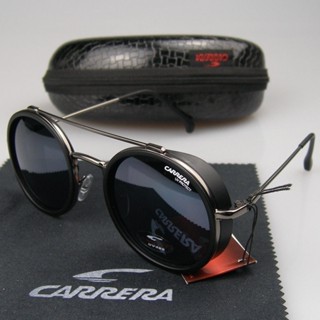 Carrera ใหม่ล่าสุด แว่นตากันแดด กรอบโลหะ ทรงกลม เนื้อแมตต์ สไตล์เรโทร สําหรับผู้ชาย และผู้หญิง 2023