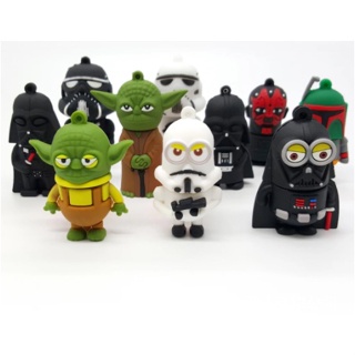 Alien แฟลชไดรฟ์ USB 2TB ความเร็วสูง ลายการ์ตูนเอเลี่ยนน่ารัก OTG128GB 64GB 32GB 16GB 8GB สําหรับคอมพิวเตอร์