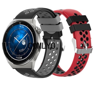 สายนาฬิกาข้อมือซิลิโคน แบบนิ่ม ขนาด 46 มม. สําหรับ Huawei watch GT 3 GT3 PRO