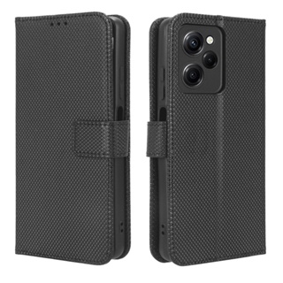Poco X5 Pro 5G เคส PU Leather Case เคสโทรศัพท์ Stand Wallet Xiaomi Poco X5 Pro 5G เคสมือถือ Cover