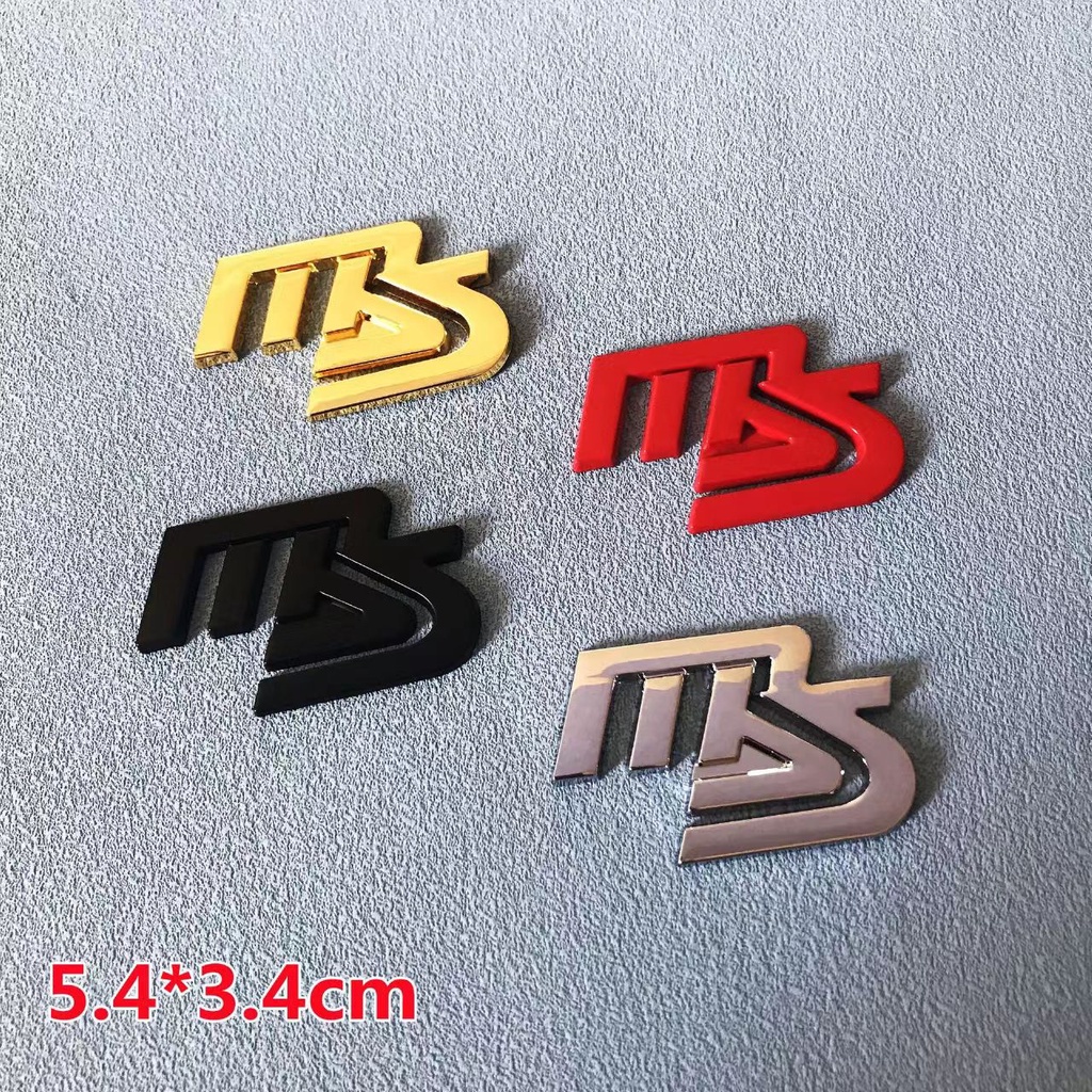 สติกเกอร์โลหะ-ลายโลโก้-ms-mazdaspeed-สําหรับติดตกแต่งรถยนต์-mazda-2-3-5-6-axela-atenza-cx-5-cx-7