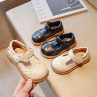 พร้อมส่ง รองเท้านักเรียนแฟชั่น แบบนิ่ม ใส่สบาย สไตล์อังกฤษ สําหรับเด็ก