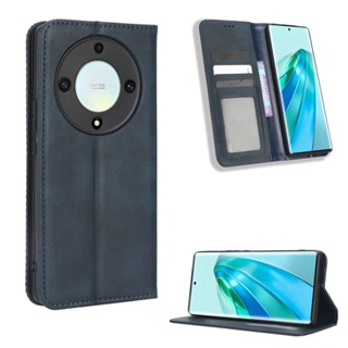 กรณี Honor X9A 5G ฝาครอบกรณี Flip Leather Phone Casing HonorX9A 5G Back Cover