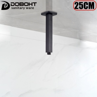 Doboht ก้านฝักบัวอาบน้ํา ติดเพดาน สเตนเลส ขนาด 25 ซม. A25BR-BL