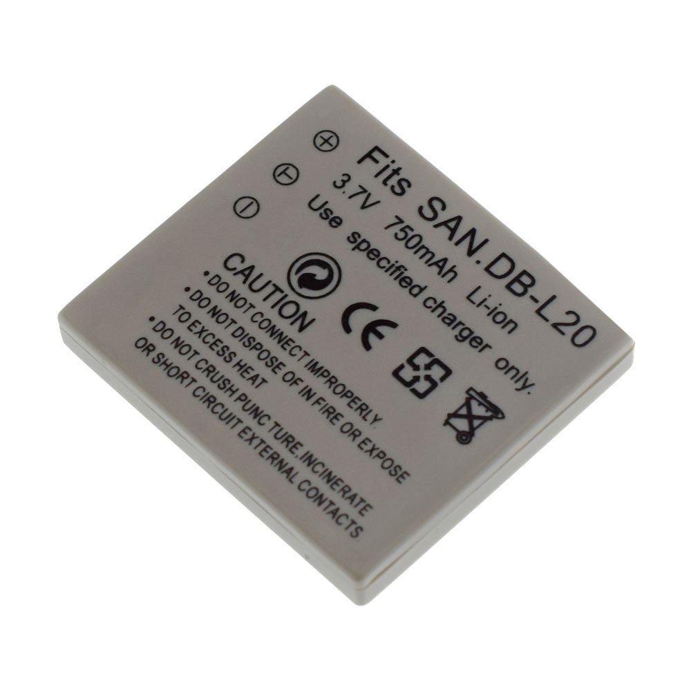 แบตเตอรี่ใหม่สำหรับ-sanyo-db-l20-dbl20-xacti-vpc-c4v-vcp-cg9-vpc-c1-d