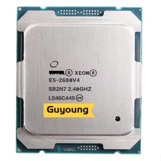 โปรเซสเซอร์ CPU E5 2680V4 Xeon E5-2680V4 2.40GHz 14-Core 35M 14NM E5-2680 V4 FCLGA2011-3 TPD 120W