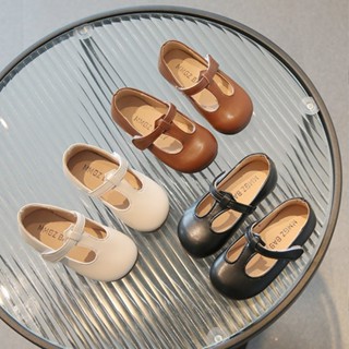 พร้อมส่ง รองเท้านักเรียนแฟชั่น แบบนิ่ม ใส่สบาย สไตล์อังกฤษ สําหรับเด็ก
