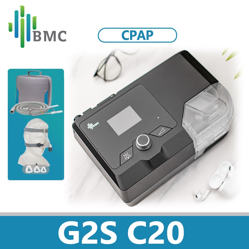 เครื่องระบายอากาศ-cpap-bmc-g2s-c20-cpap-พร้อมหน้ากากปิดจมูก-แบบพกพา-สําหรับนอนกรน