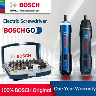 Bosch Go2 ไขควงไฟฟ้า แบบชาร์จไฟอัตโนมัติ Bosch Go-2 สว่านมือ อเนกประสงค์ เครื่องมือไฟฟ้า