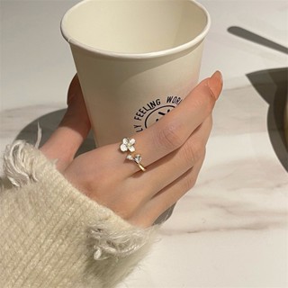 Dincior Girl Accessoires Ins New Korean Flower Open Rings for Women