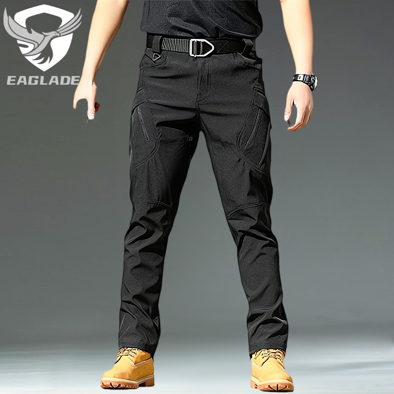 eaglade-กางเกงคาร์โก้ยุทธวิธี-สําหรับผู้ชาย-สีดํา-ix9